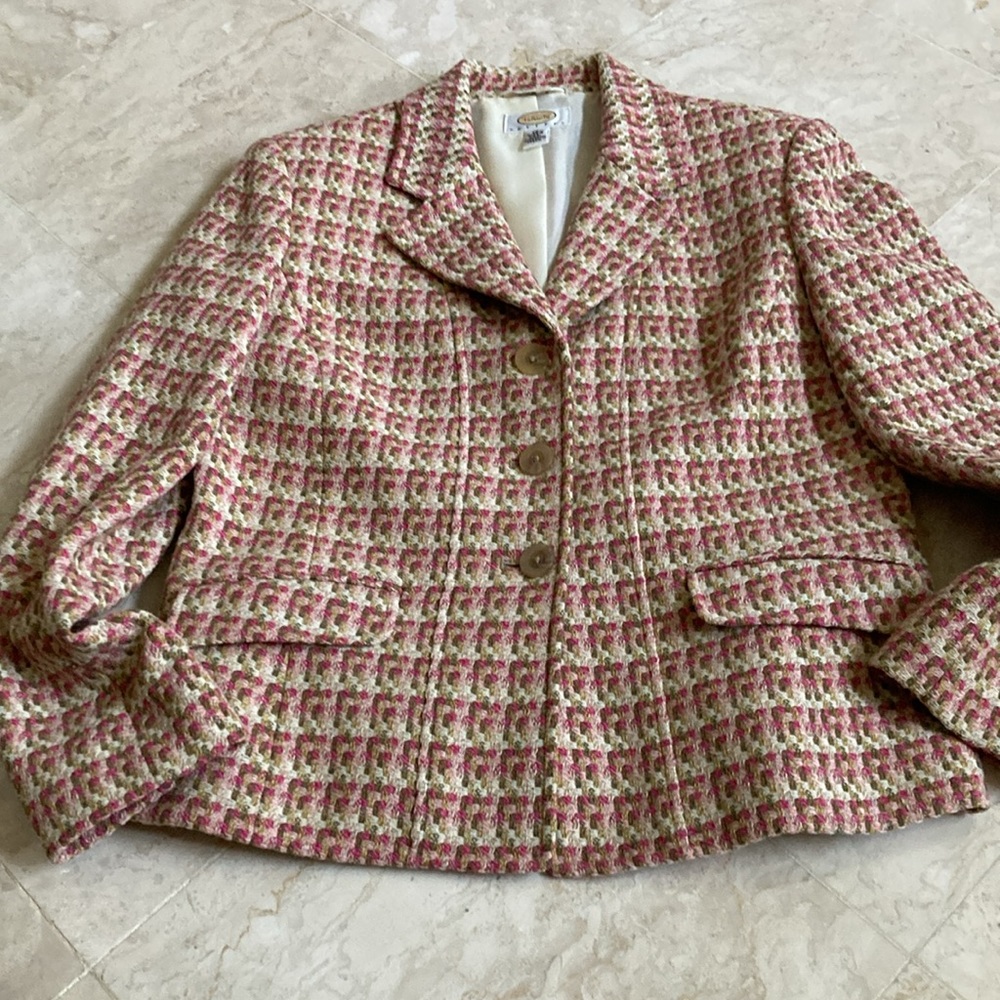 Talbots Tweed Jacket. - Picture 4 of 9